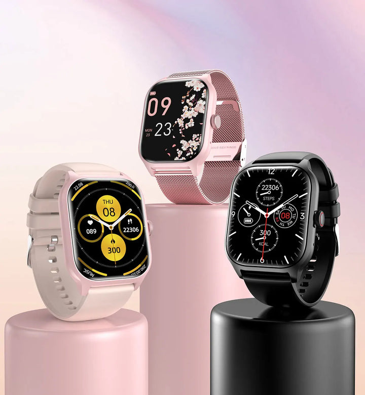 Luxury Smartwatch Android OS - 1.44" Full Touch Screen, Bluetooth Call, Music Control, Fitness Tracker for Men & Women, Health Monitor - StrengthXPhysiotherapy