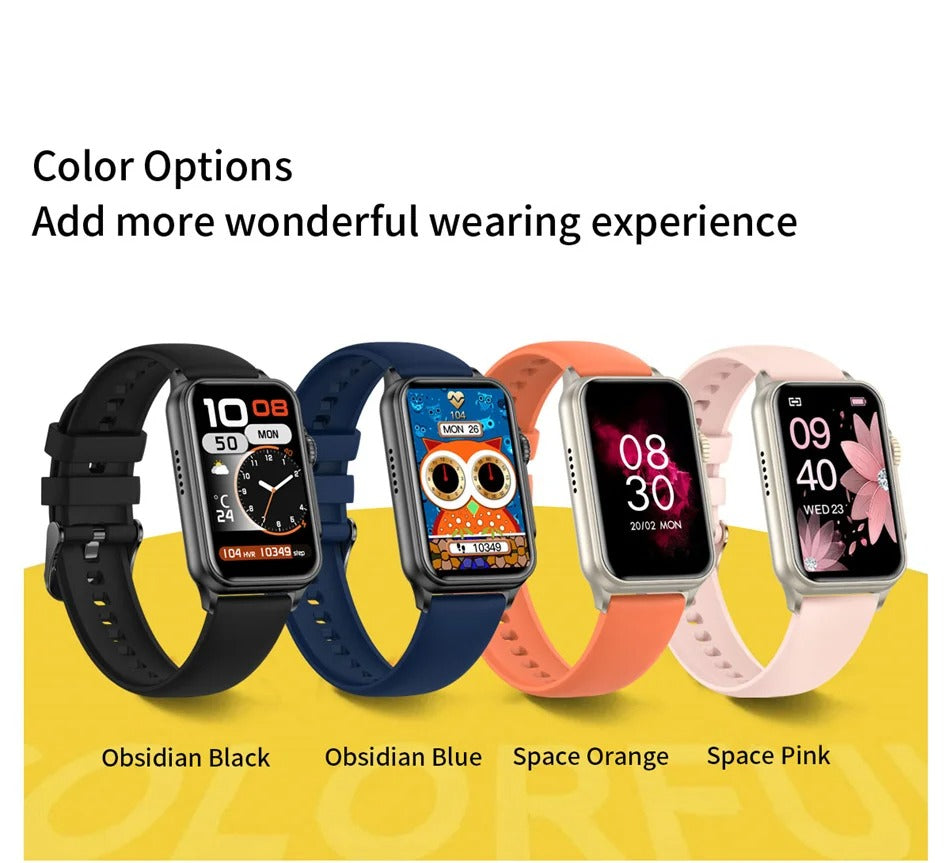 Premium Bluetooth Call Smartwatch for Men & Women – AI Voice Assistant, Fitness Tracker, 1.57" HD Screen, IP67 Waterproof, Heart Rate, Blood Oxygen, Sleep Monitoring, Music Control, Android & iOS Compatible - StrengthXPhysiotherapy