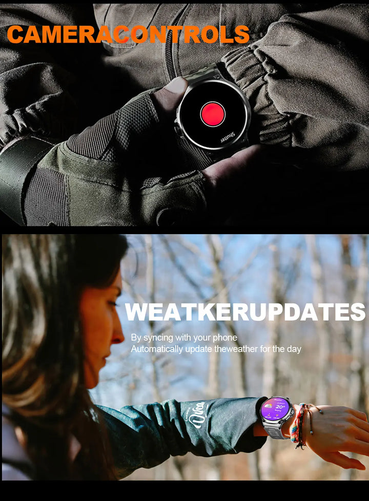 Premium 1.85-inch Ultra HD Smartwatch – GPS Tracking, Bluetooth Calls, 710mAh Battery, Fitness & Health Monitor, Activity Tracker, Compatible with iOS, Android - StrengthXPhysiotherapy