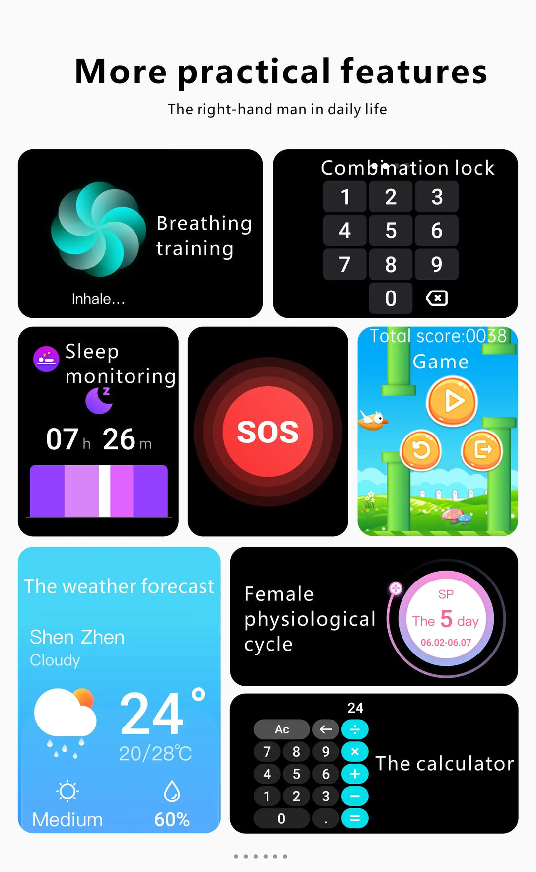 Premium Smartwatch - Wireless Charging, Bluetooth Calls, Fitness Tracker, Custom Watch Faces, Heart Rate Monitoring, Sleep Tracking, Waterproof, Men & Women - StrengthXPhysiotherapy