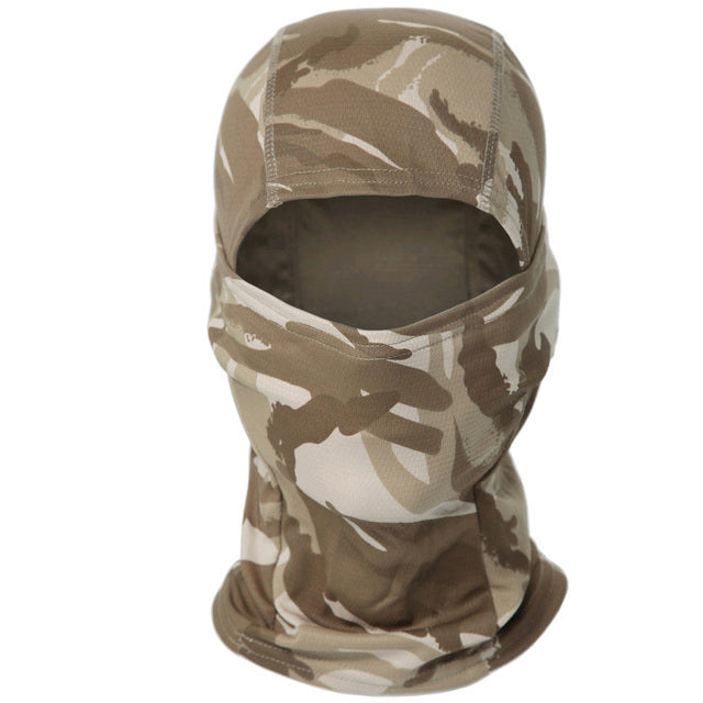 Premium Tactical Balaclava Full-Face Mask – Windproof, Dustproof Hunting, Cycling, and Wargame Headgear, Multicam Bandana