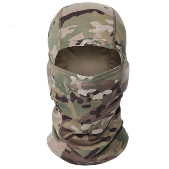 Premium Tactical Balaclava Full-Face Mask – Windproof, Dustproof Hunting, Cycling, and Wargame Headgear, Multicam Bandana