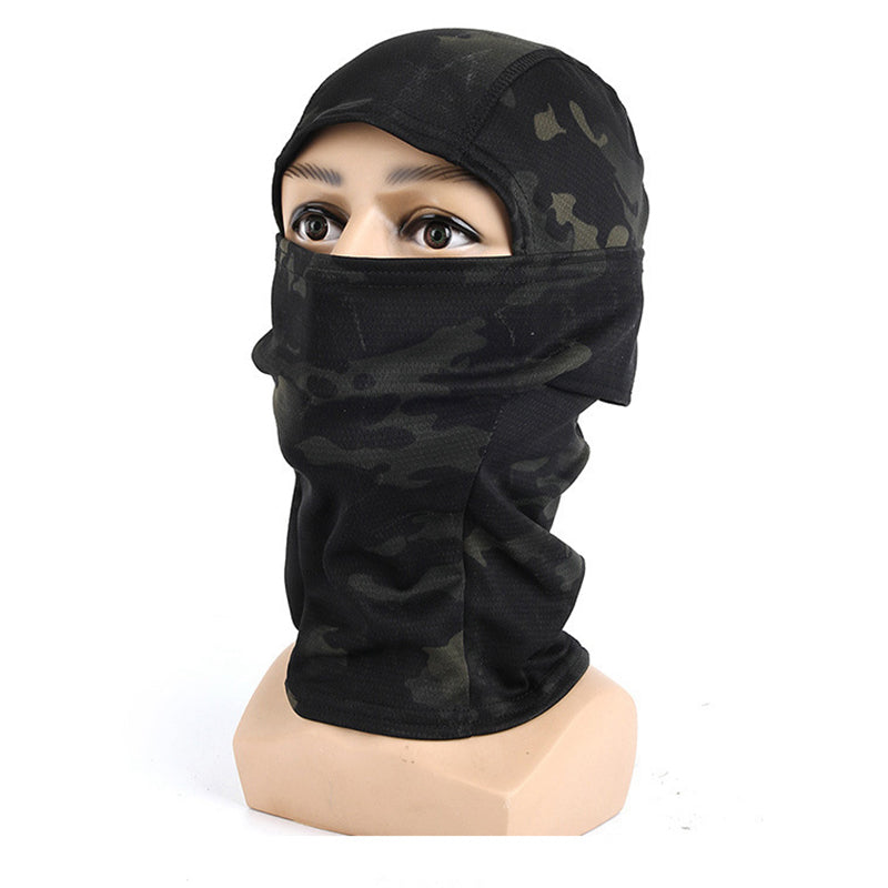Premium Tactical Balaclava Full-Face Mask – Windproof, Dustproof Hunting, Cycling, and Wargame Headgear, Multicam Bandana