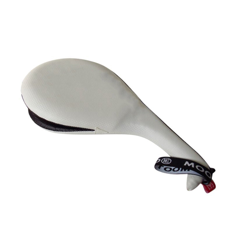 Premium Taekwondo Foot Target Kick Pad – Boxing, Kickboxing, & Sanda Training Equipment – Durable PU Leather, High Elastic Sponge – Double Target Design for High & Low Kicks – Buzz Sound & Wrist Grip – 40x20x8cm - StrengthXPhysiotherapy