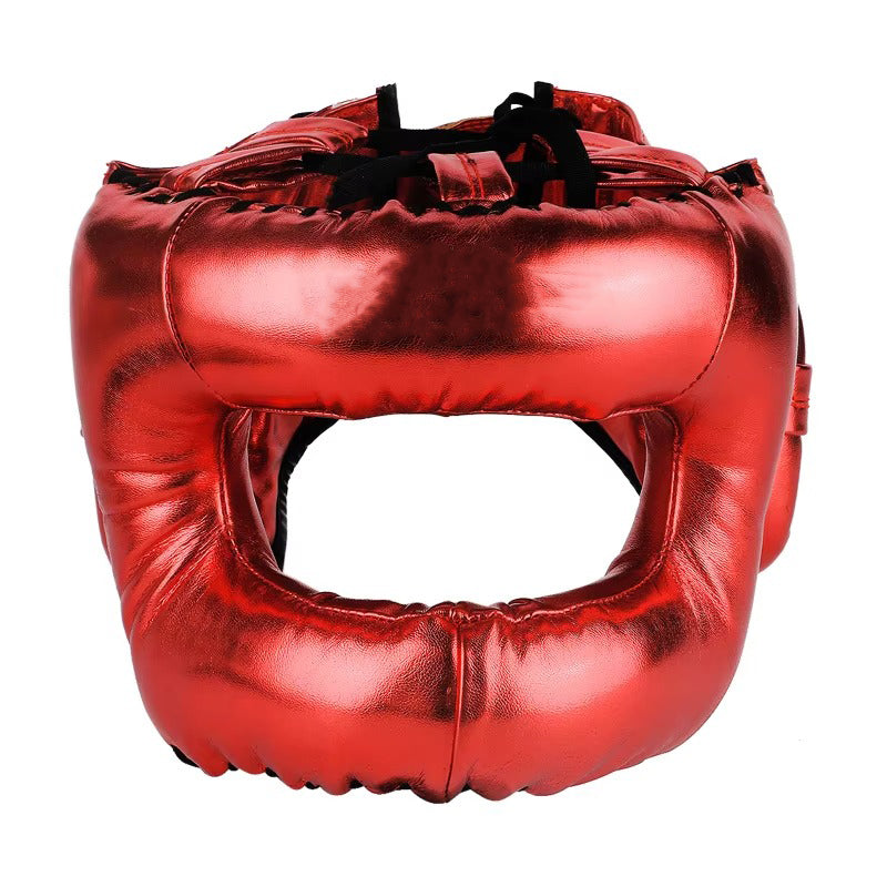 Premium Boxing Helmet – Muay Thai, Kickboxing, Sanda Training Headgear, Protective Head Protector Guard for Gym & Combat Sports - StrengthXPhysiotherapy