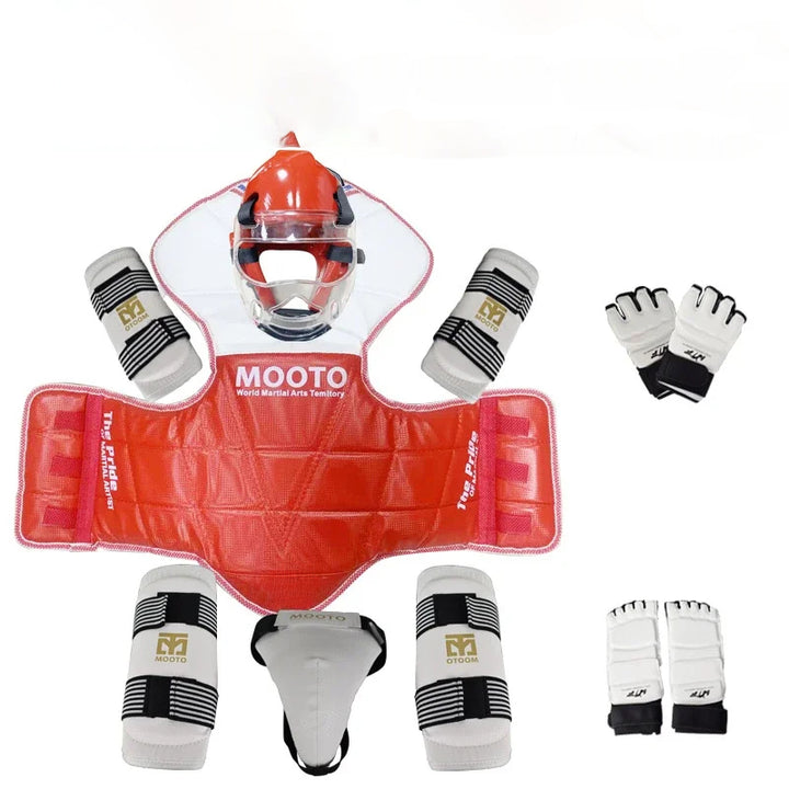 Premium 8pcs Taekwondo Protective Gear Set – Full Body Protection for Combat & Competition, Thickened Training Equipment with