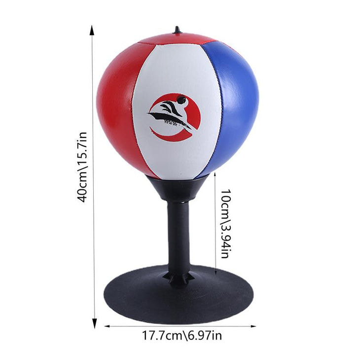 Premium Desktop Boxing Punching Ball – Suction Cup Mini Boxing Bag for Stress Relief & Fun – Fun Toy for Kids & Adults – 