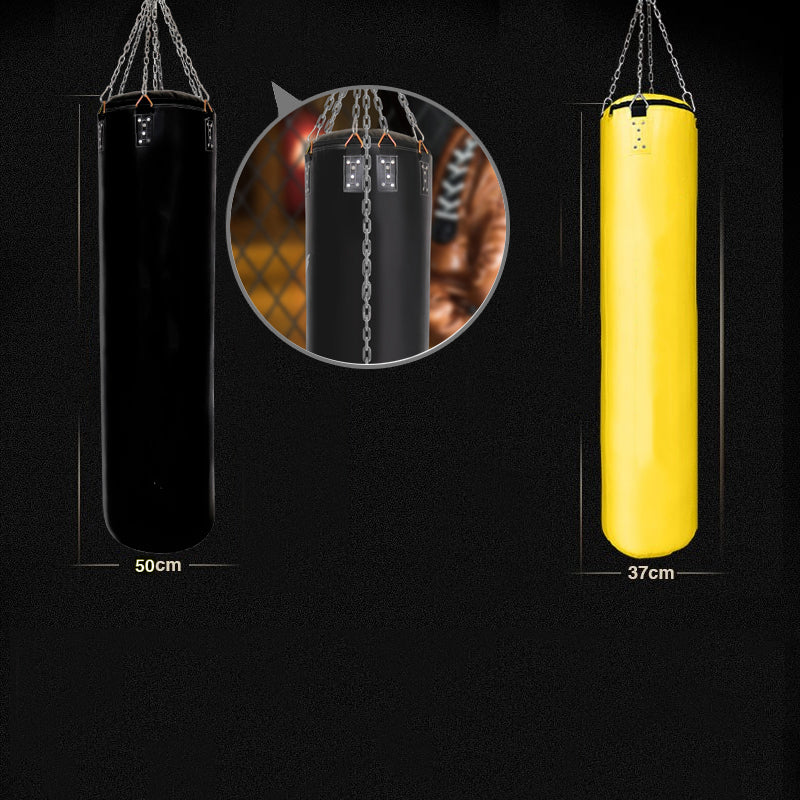 Premium Boxing Sandbag – High-Quality PU Punching Bag for Adult Practice – Durable Taekwondo, Karate & Thai Boxing Training – Includes Strong Metal Chain, Zipper Seal & Multiple Sizes - StrengthXPhysiotherapy