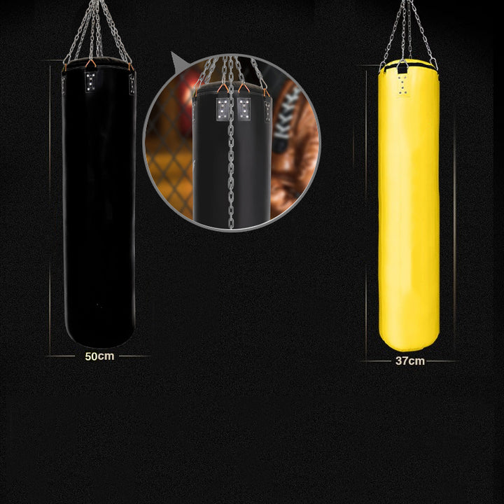 Premium Boxing Sandbag – High-Quality PU Punching Bag for Adult Practice – Durable Taekwondo, Karate & Thai Boxing Training – Includes Strong Metal Chain, Zipper Seal & Multiple Sizes - StrengthXPhysiotherapy