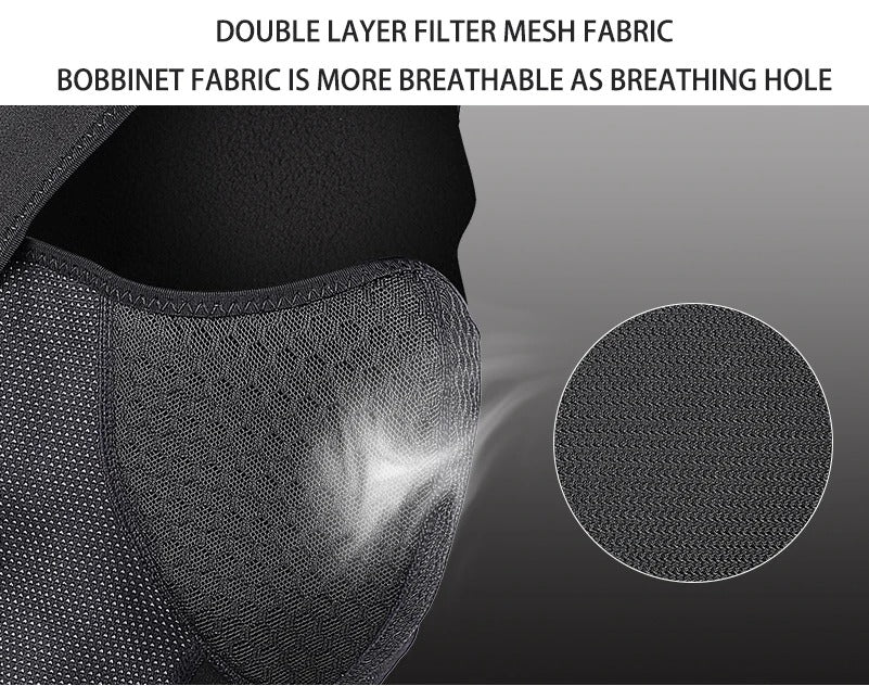 Premium Winter Cycling Face Mask – Fleece Thermal Balaclava, Windproof Ski Mask, Snowboard Cap, Adjustable Drawstring, Nylon Lycra for Ultimate Warmth and Comfort - StrengthXPhysiotherapy