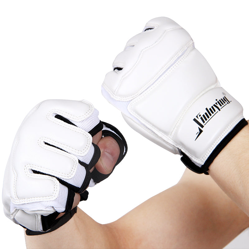 Premium Boxing Gloves for Adults & Kids – Half Finger Design for MMA, Muay Thai, Karate, Taekwondo & Fitness – High-Quality 